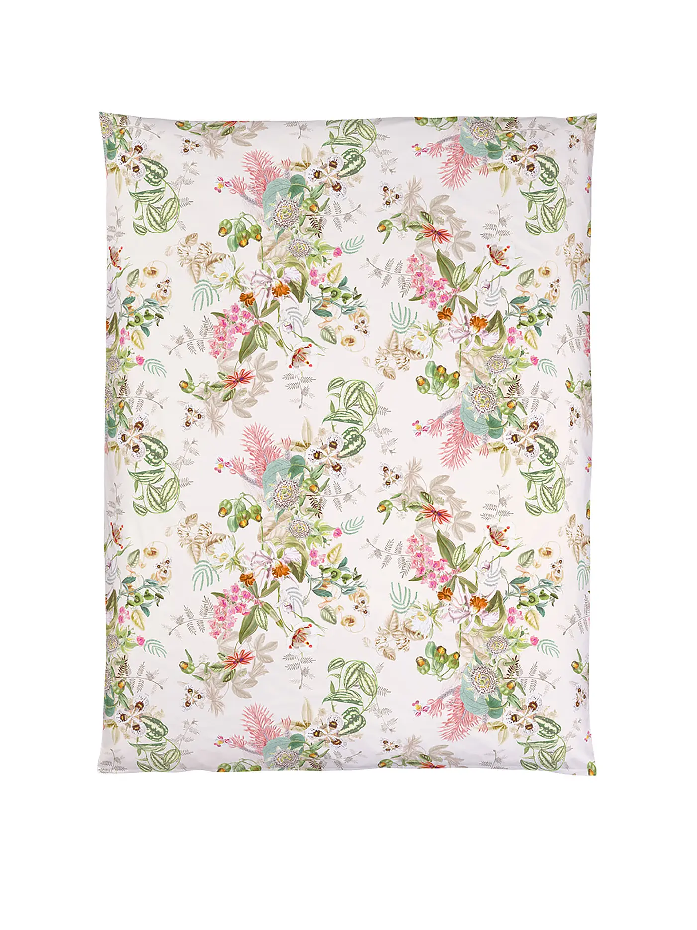CHRISTIAN FISCHBACHER | Satin Kissenbezug BOTANIC 70x90cm weiss | weiss